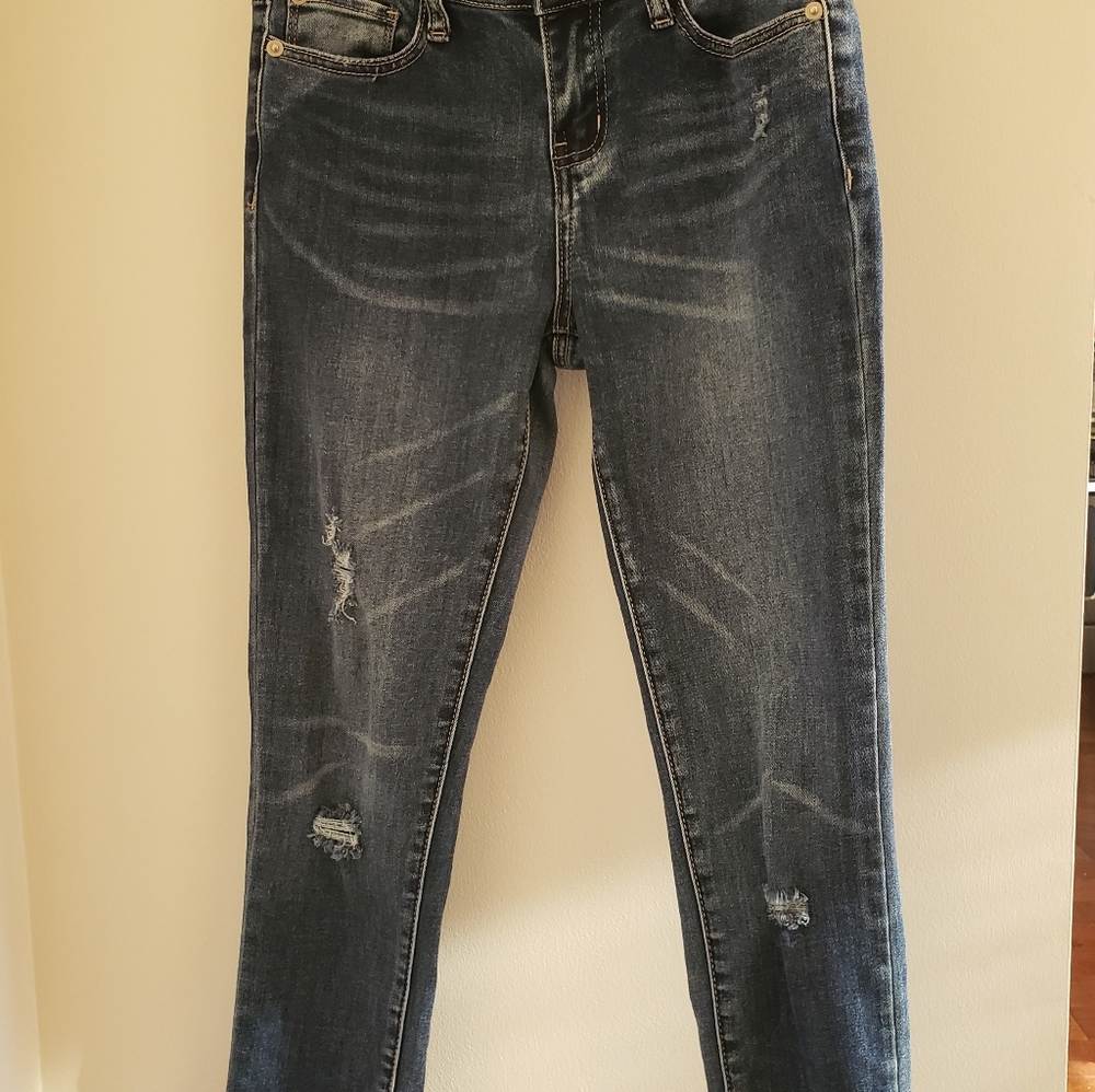 Ashley Mason size 3 distressed jeans